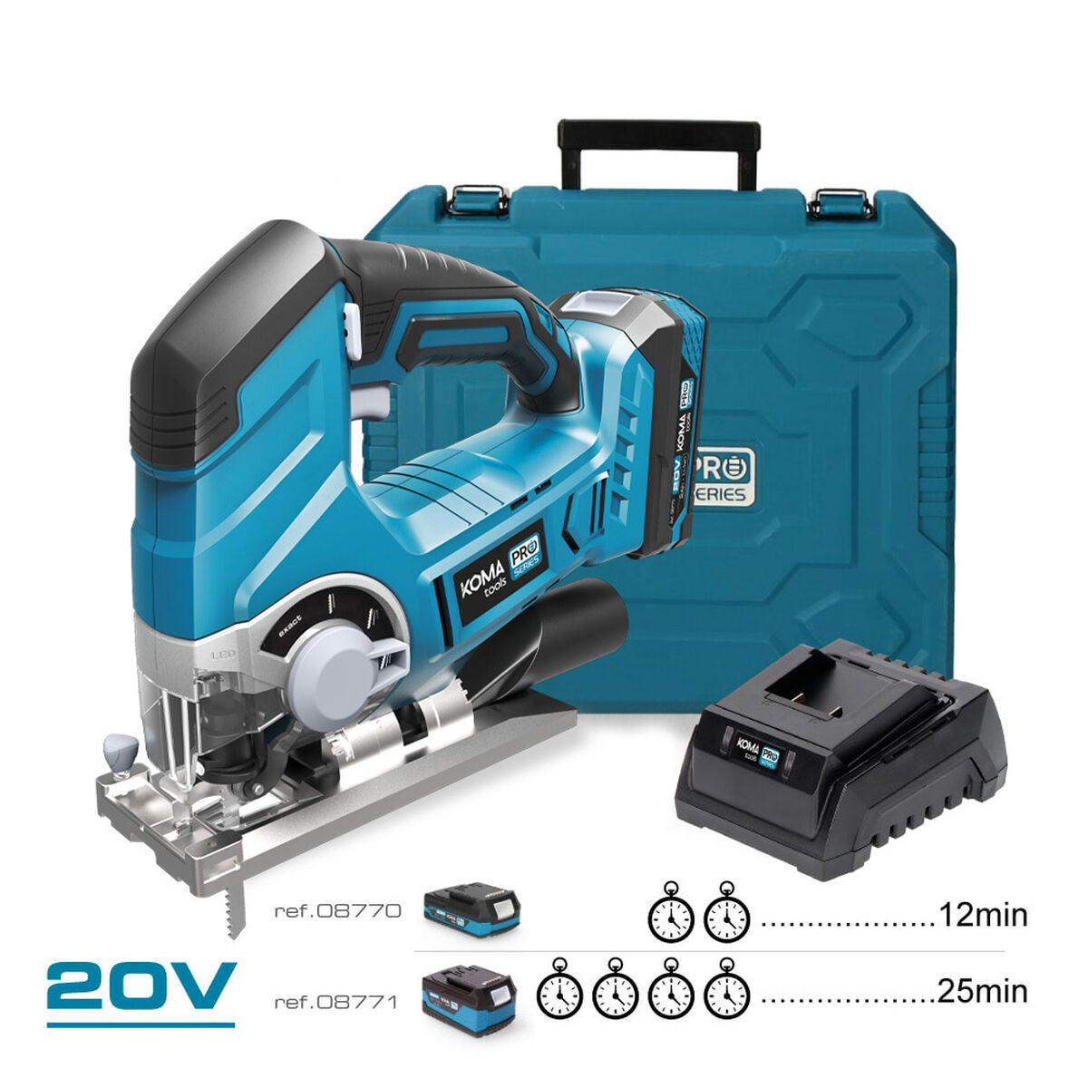 Jigsaws Koma Tools pro series battery 20 V - 5