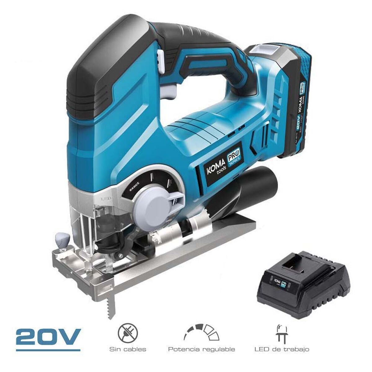 Jigsaws Koma Tools pro series battery 20 V - 4