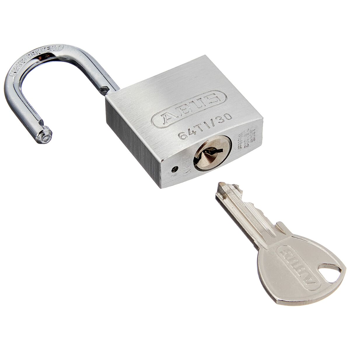 Hänglås med nyckel ABUS Titalium 64ti/30 Stål Aluminium normal (3 cm) - 9