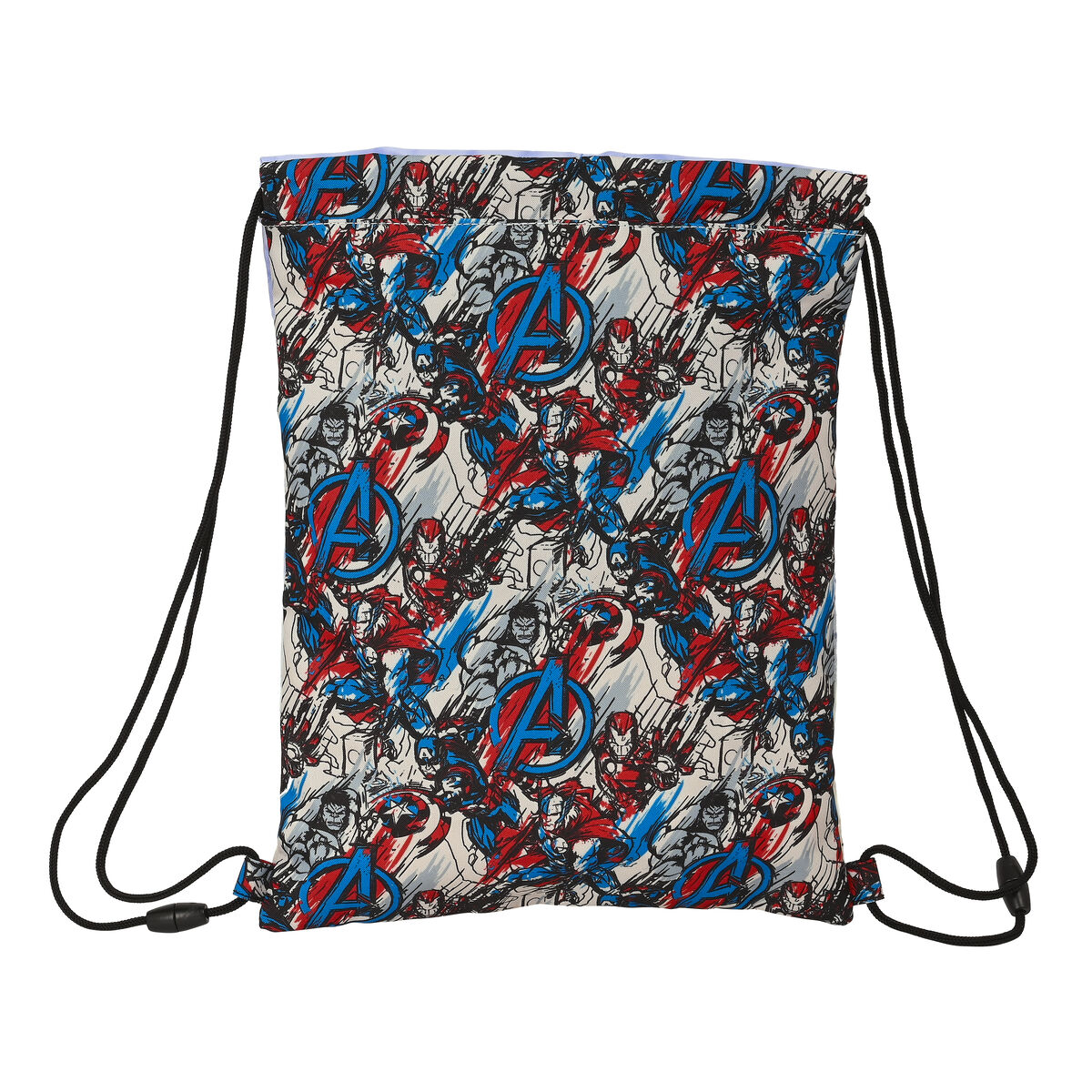 Skopåse med remmar The Avengers Forever Multicolour 26 x 34 x 1 cm - 3