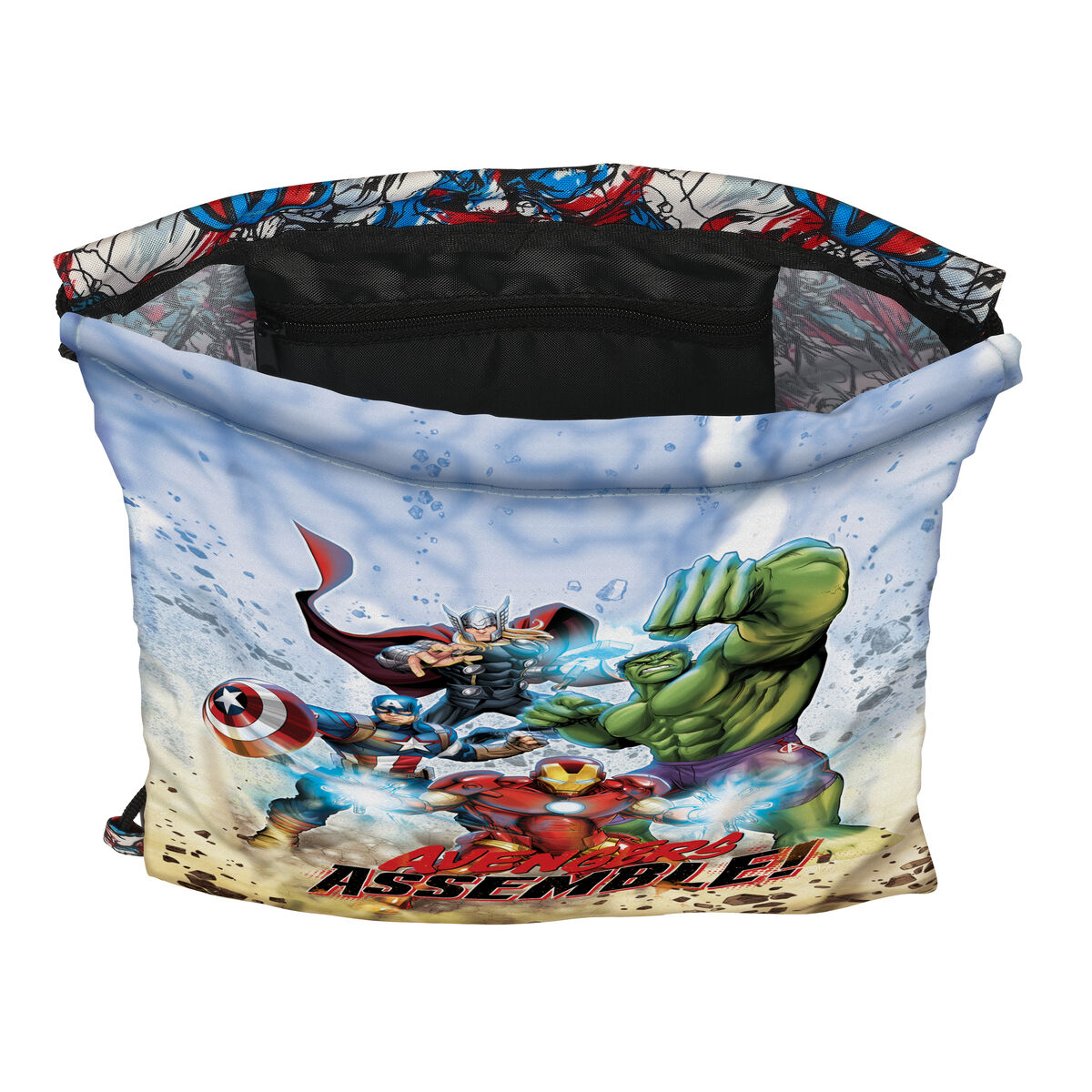 Skopåse med remmar The Avengers Forever Multicolour 26 x 34 x 1 cm - 2