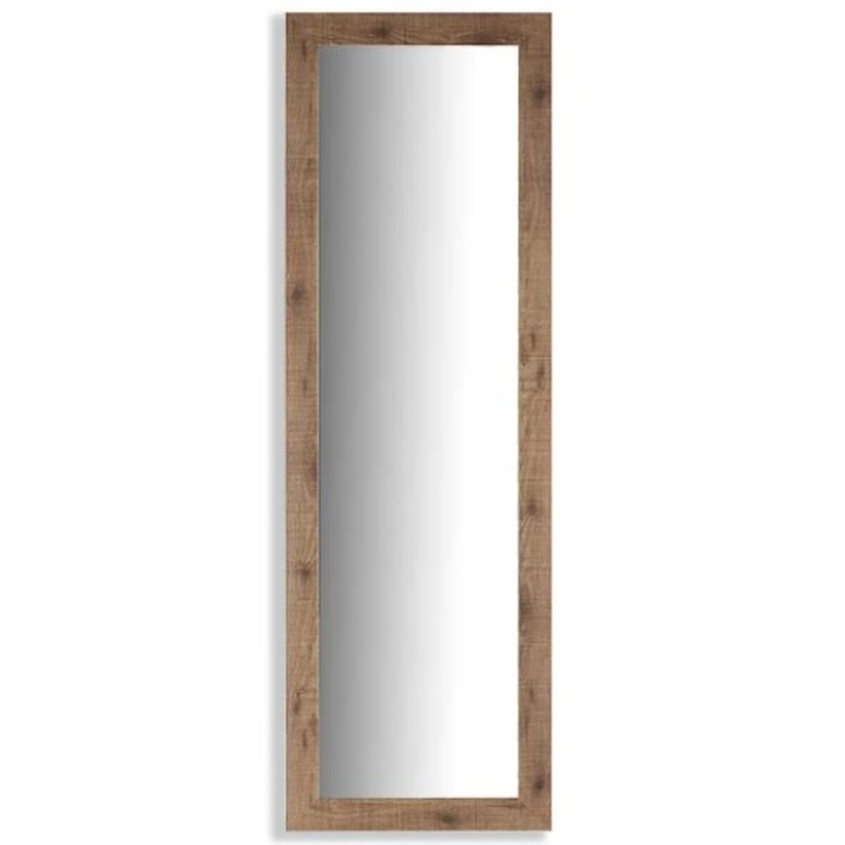 Väggspegel Brun Trä Glas 40 ,5 x 130,5 x 1,5 cm (2 antal) - 2