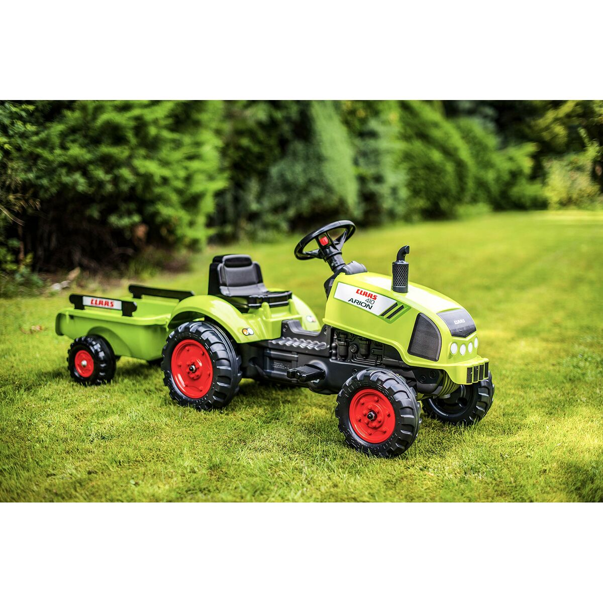 Pedaltraktor Falk Claas 410 Arion Grön - 8