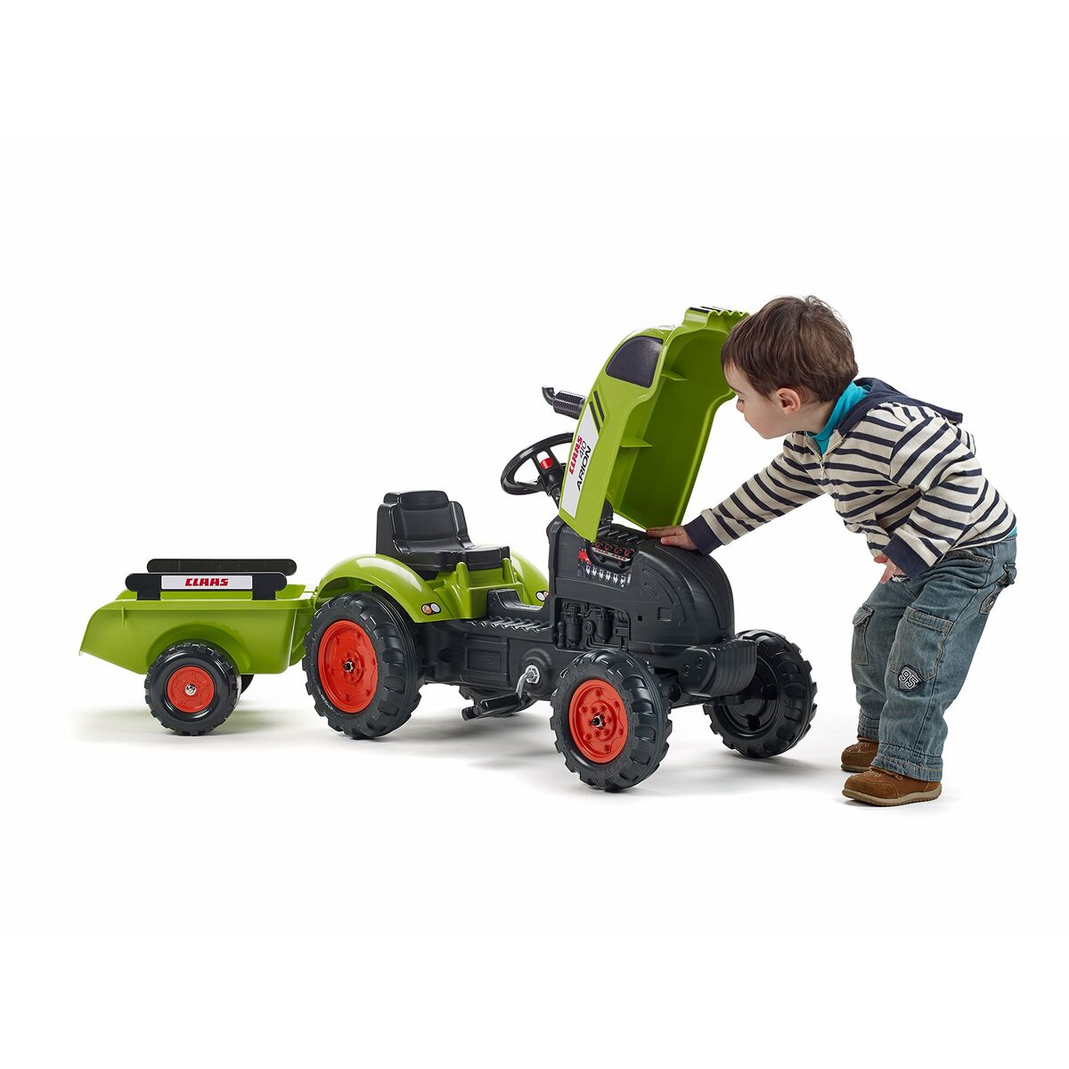 Pedaltraktor Falk Claas 410 Arion Grön - 5