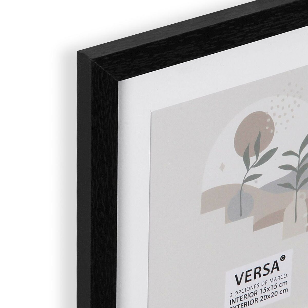 Fotoramar Versa Svart Trä MDF 1,2 x 22 x 22 cm - 3