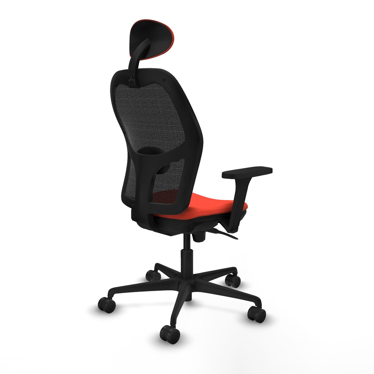Kontorsstol med nackstöd Jorquera Piqueras y Crespo 3D036N1 Mörk Orange - 3