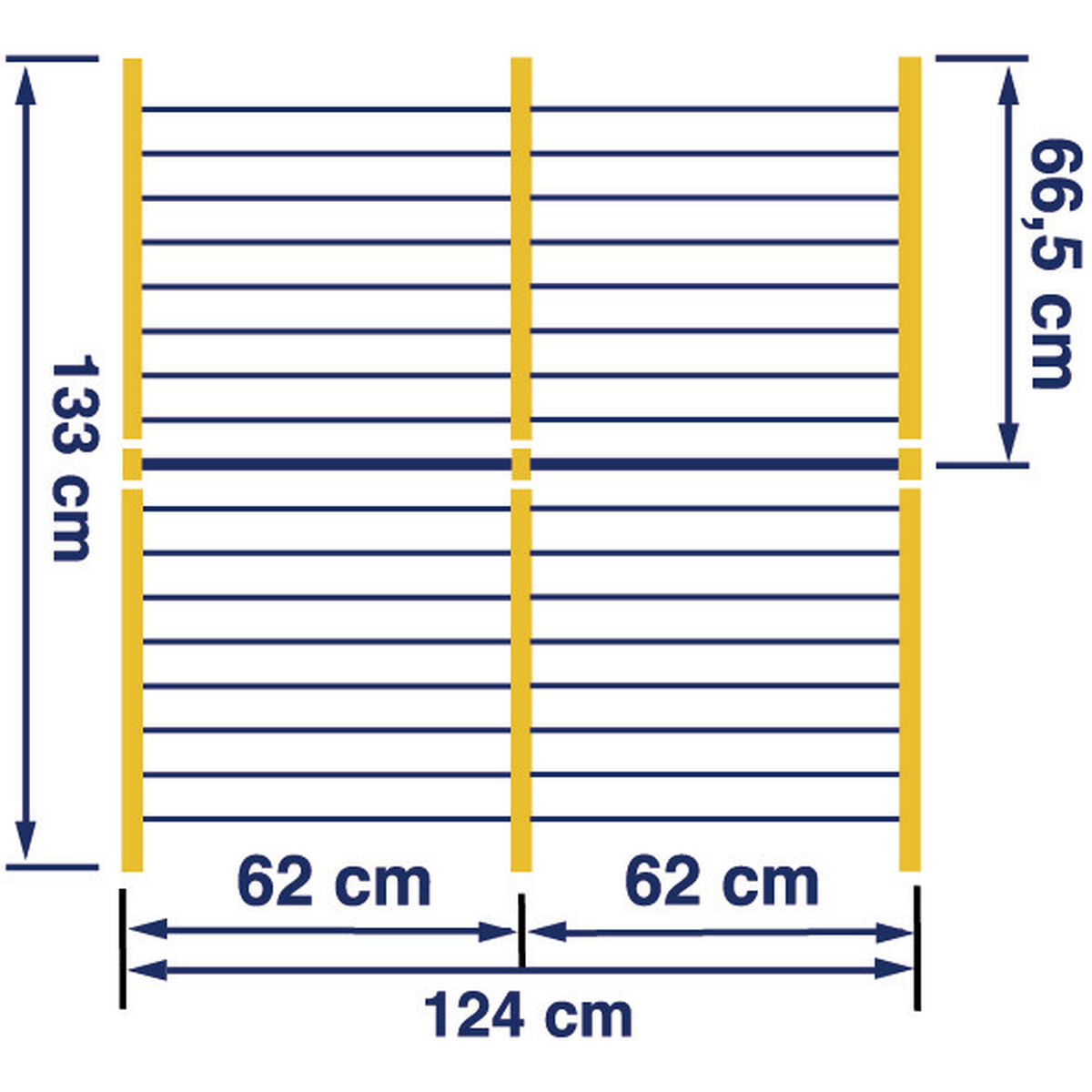 Torklina Leifheit Bathtub Dryer Pegasus V 133 x 66,5 cm Blå Vit Metall - 3