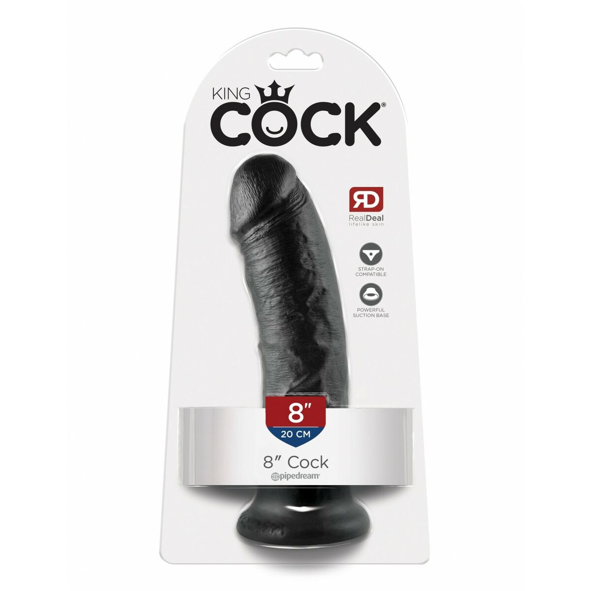 Dildo Pipedream King Cock Svart - 2