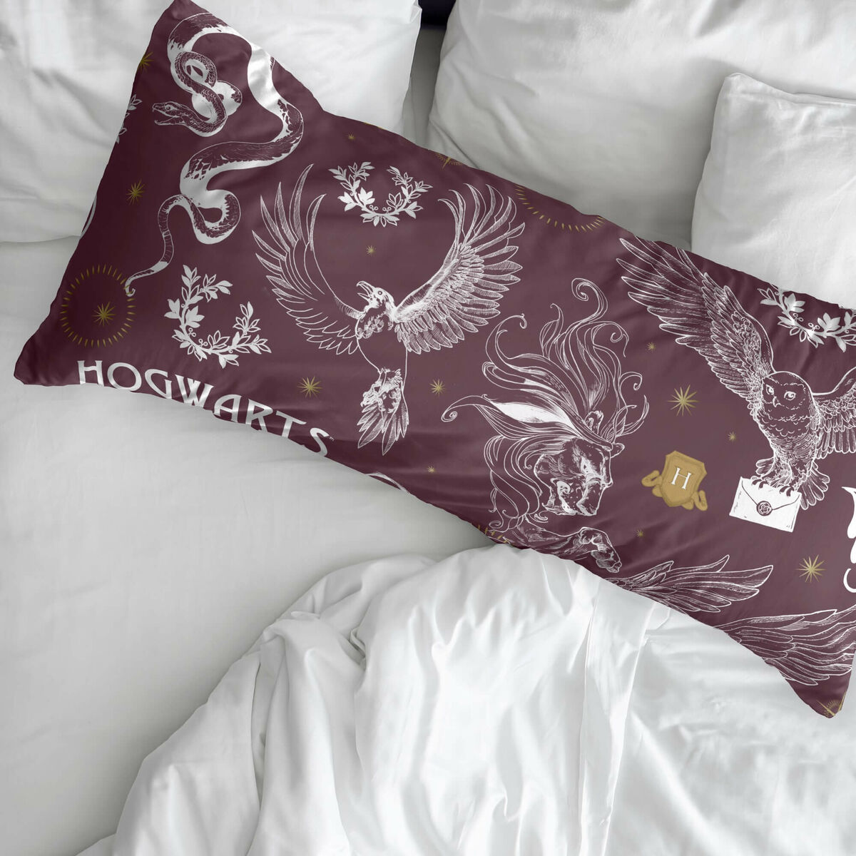 Örngott Harry Potter Creatures Multicolour 175 Trådar 50x80cm 50 x 80 cm 100% bomull - 2