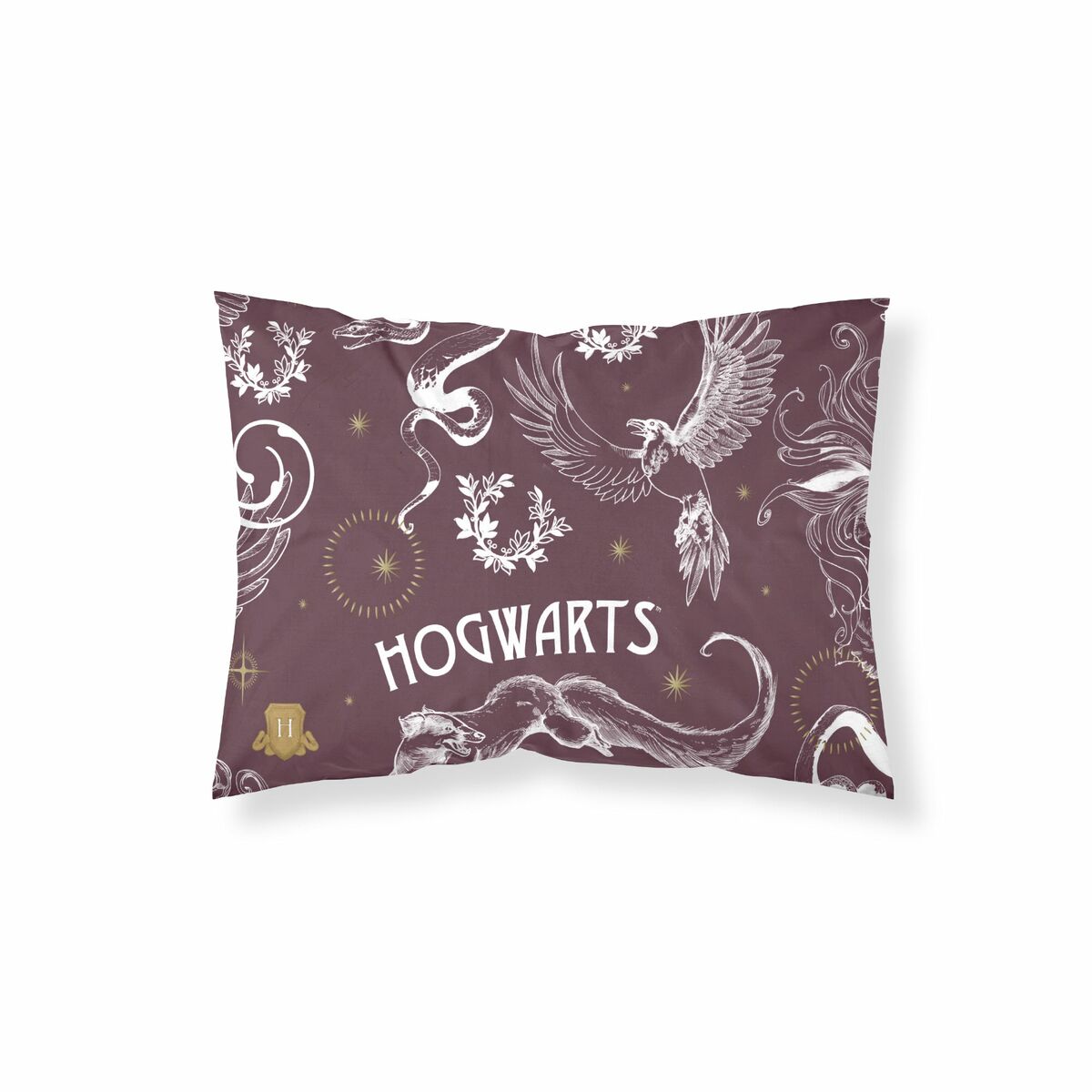 Örngott Harry Potter Creatures Multicolour 175 Trådar 50x80cm 50 x 80 cm 100% bomull
