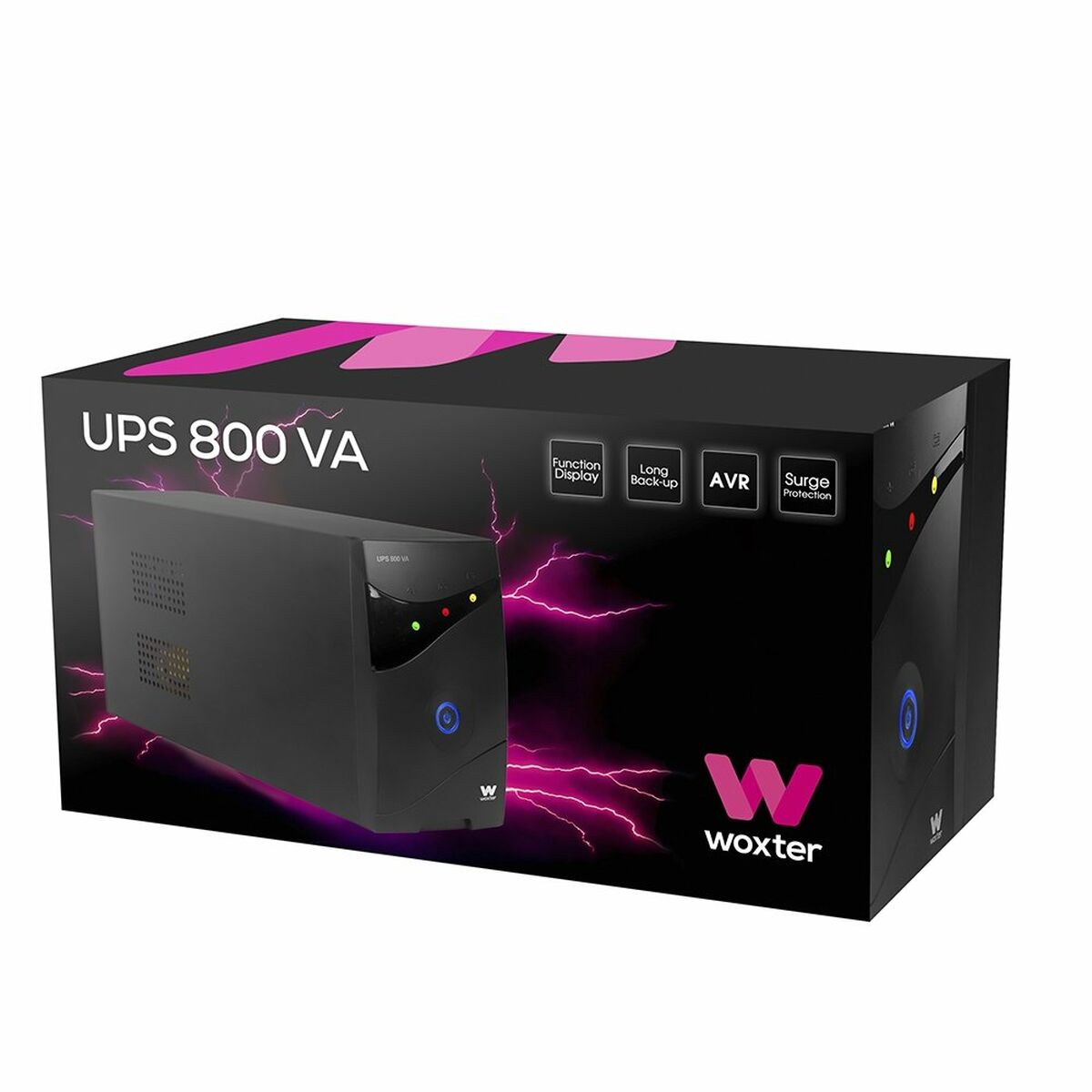 System för Avbrottsfri Strömförsörjning Interaktiv (UPS) Woxter PE26-063 800 VA - 4