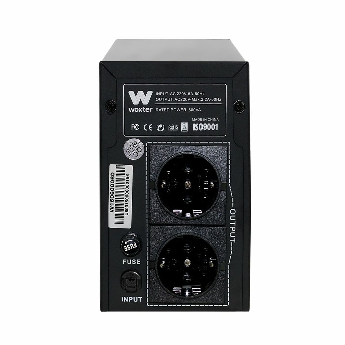 System för Avbrottsfri Strömförsörjning Interaktiv (UPS) Woxter PE26-063 800 VA - 2