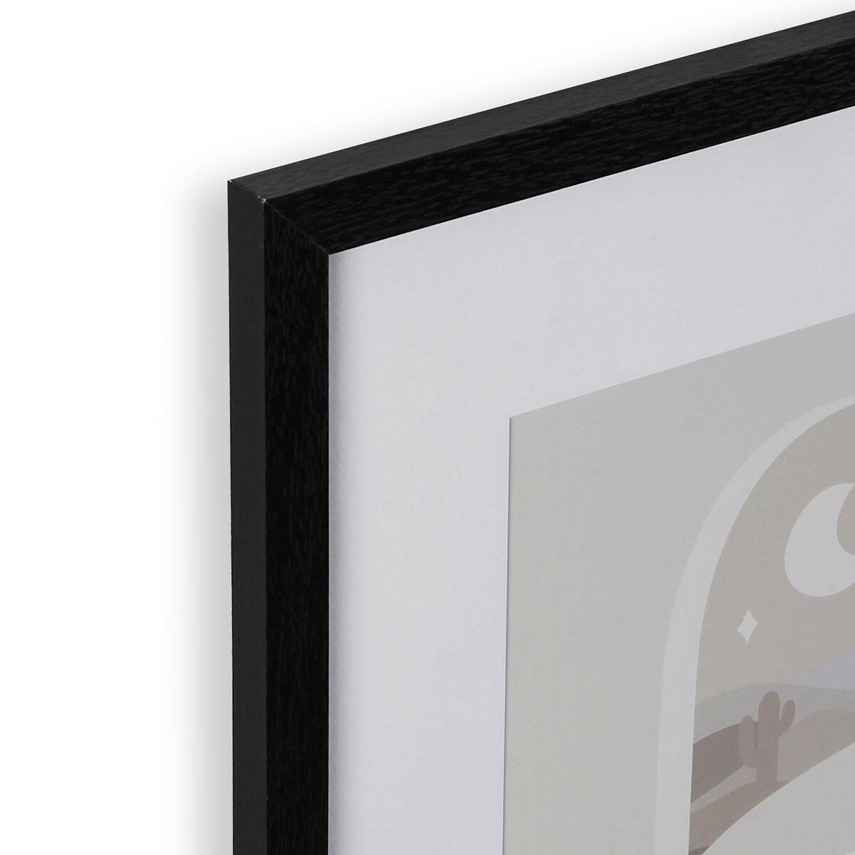 Fotoramar Versa Svart Trä MDF 1,2 x 32 x 32 cm - 3