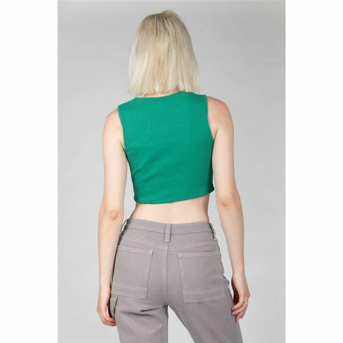 T-shirt med kortärm Dam 24COLOURS Grön - 4