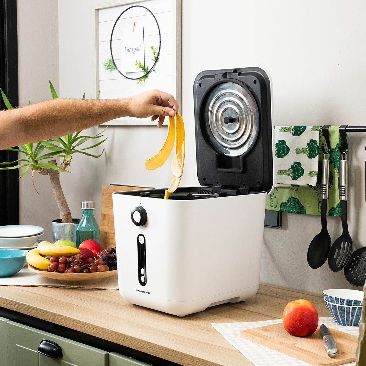 Elektrisk Kompostbehållare för Köket Ewooster InnovaGoods - 20