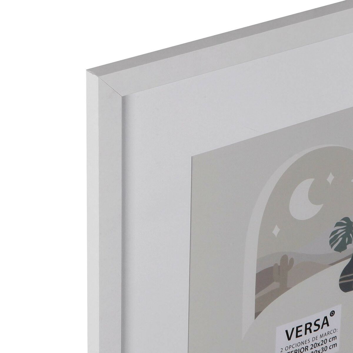 Fotoramar Versa Vit Trä MDF 1,2 x 32 x 32 cm - 3