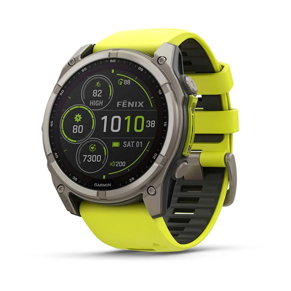 Smartklocka GARMIN 010-02907-21 Gul Grafit Titan 1,4" 51 mm Ø 50 mm