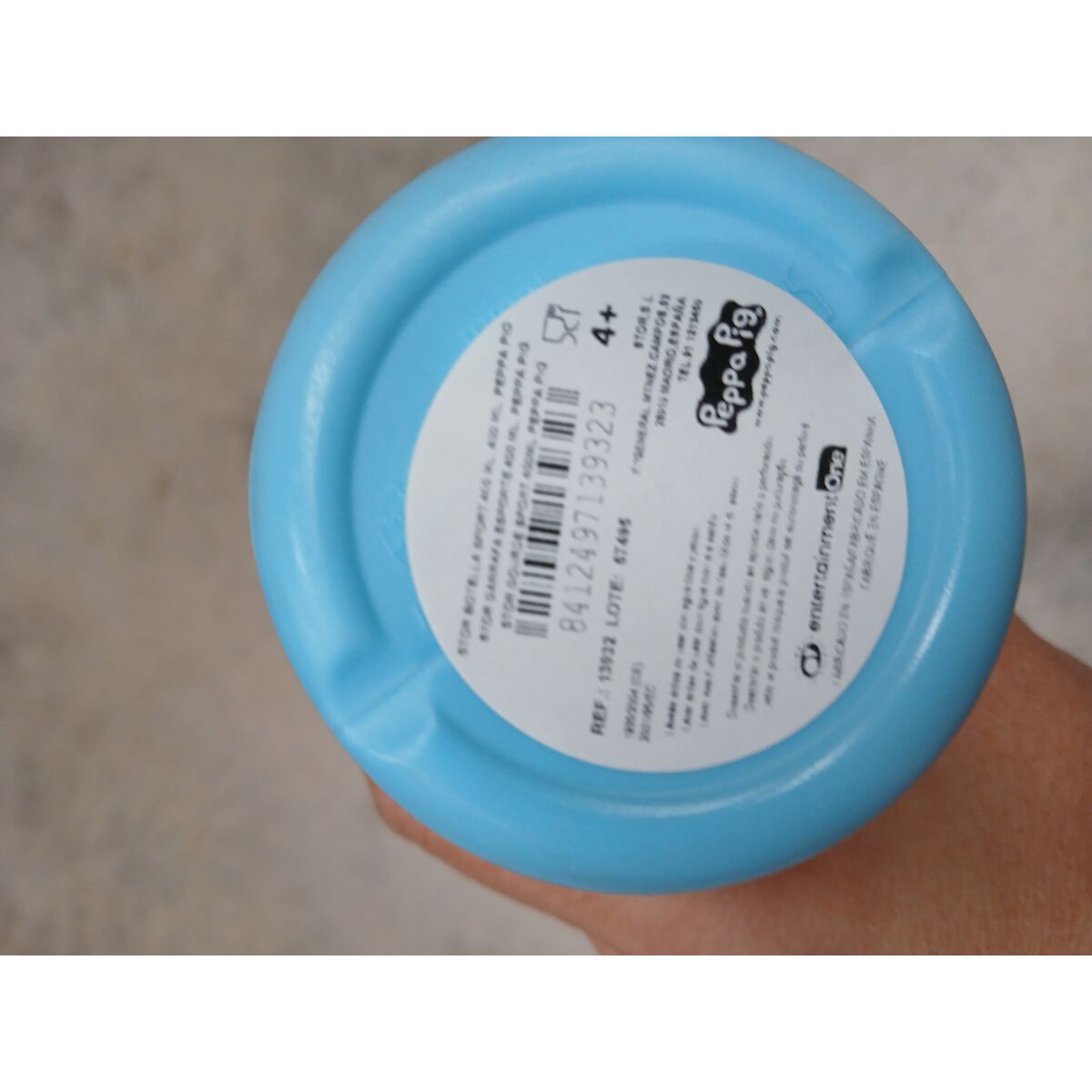 Flaska Peppa Pig Blå Polyetylen LDPE 400 ml Peppa Pig - 4
