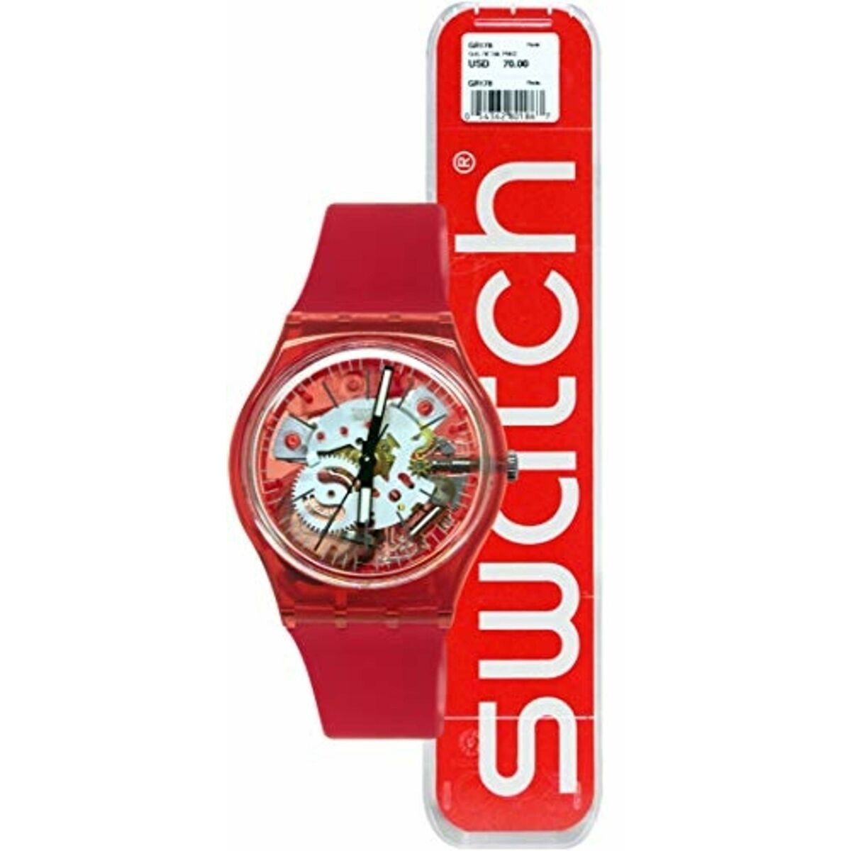Herrklocka Swatch ROSSO BIANCO (Ø 34 mm) - 5