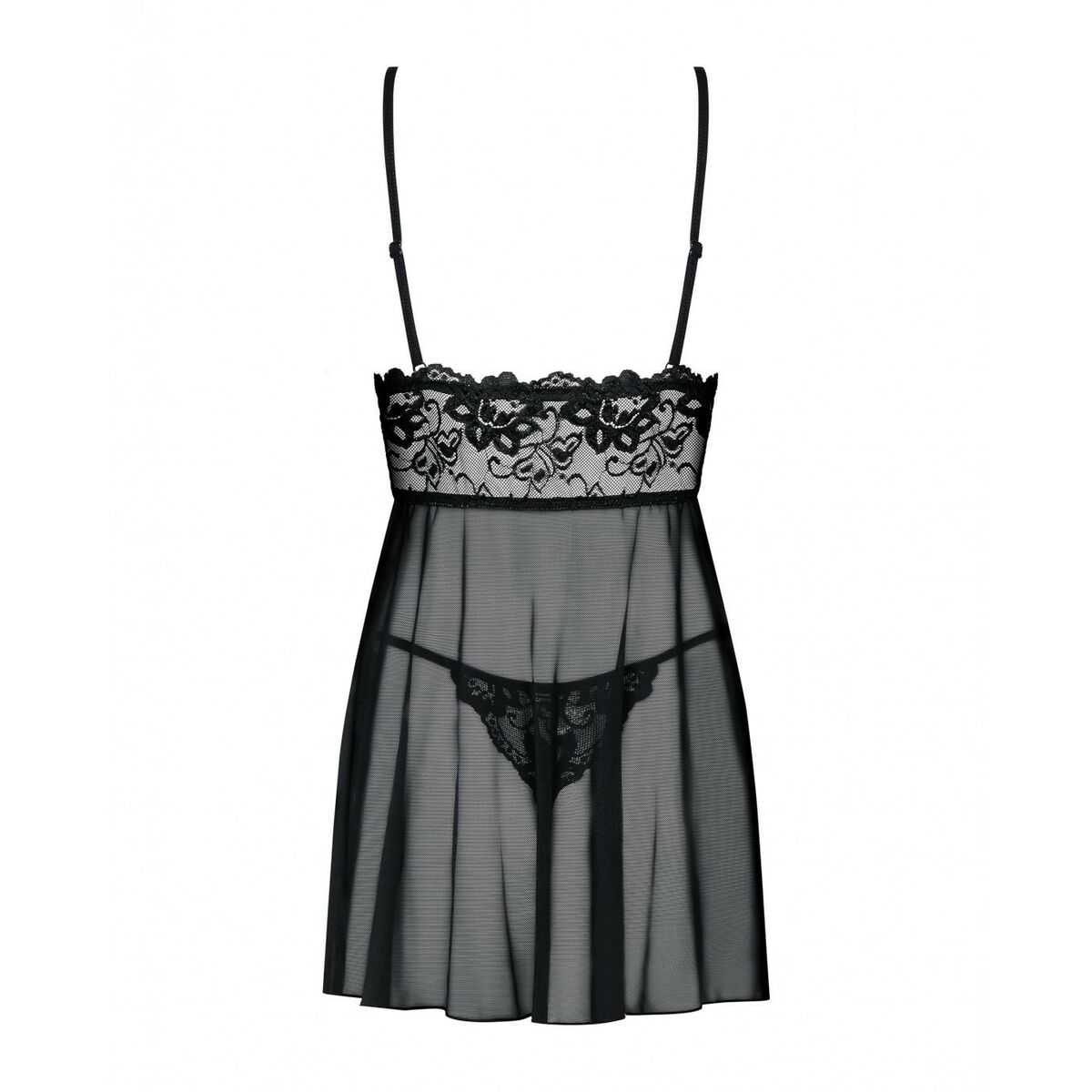 Idillia Babydoll & Trosor Obsessive Idillia babydoll Svart XXL/XXXL - 5