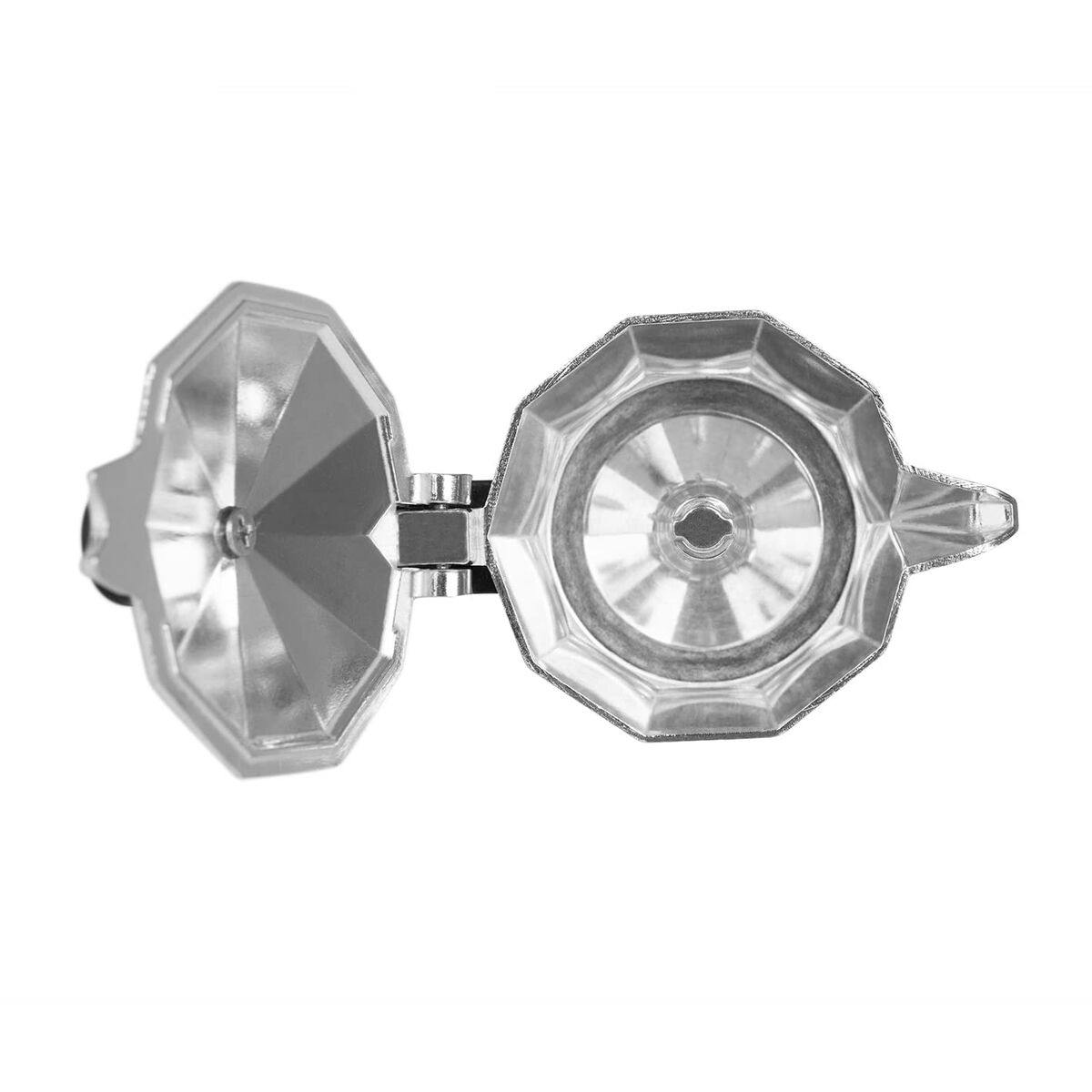 Italiensk Kaffepanna Orbegozo KF 100  1T Silvrig Aluminium 1 Kopp - 2