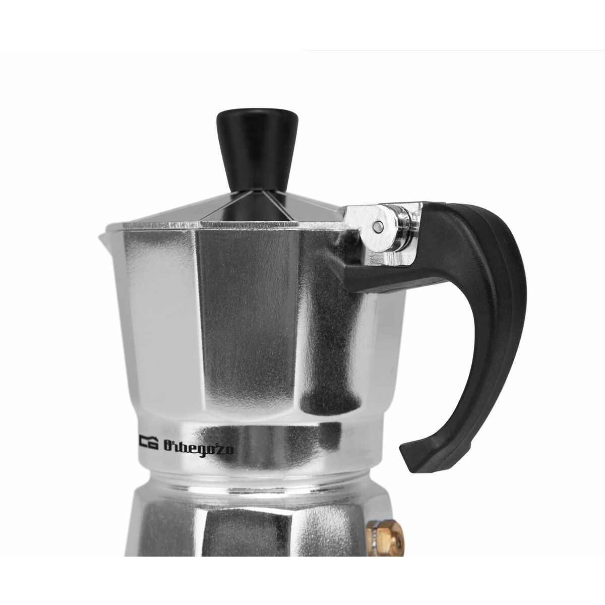 Italiensk Kaffepanna Orbegozo KF 100  1T Silvrig Aluminium 1 Kopp - 3
