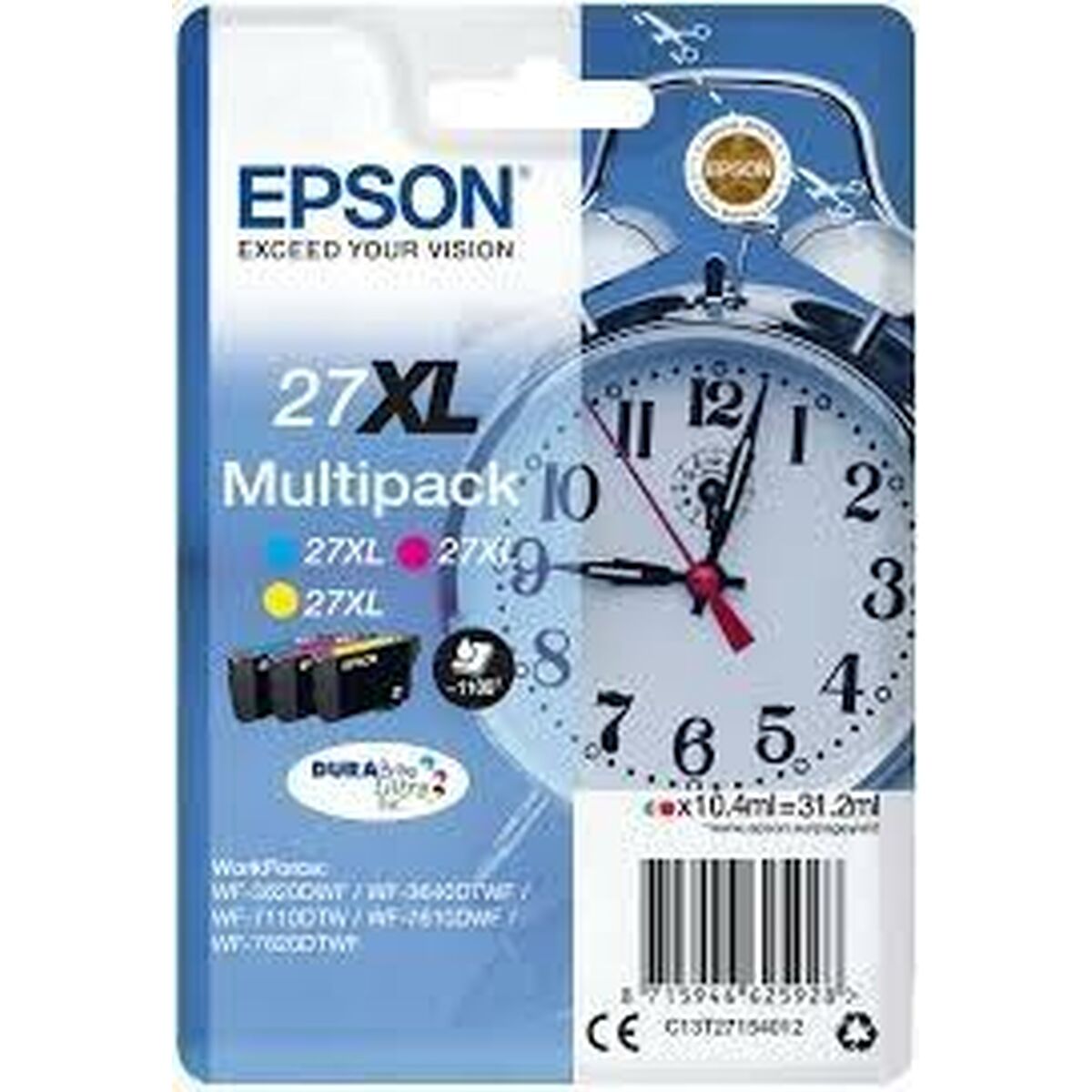 Original Bläckpatron Epson 27XL Trefärgad
