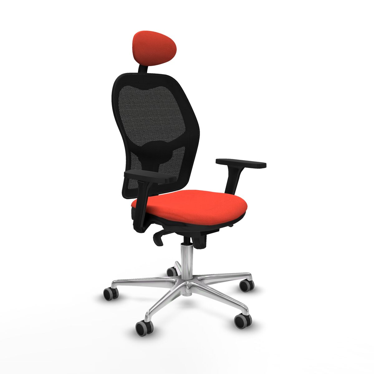 Kontorsstol med nackstöd Jorquera Piqueras y Crespo 3D086G1 Mörk Orange