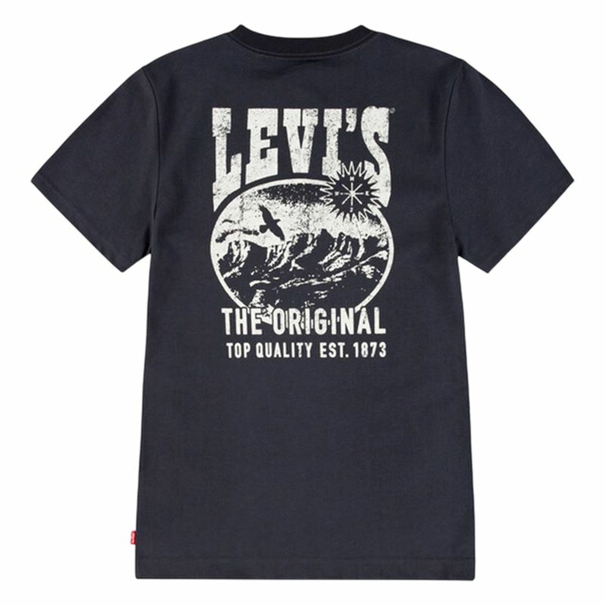 Barn T-shirt med kortärm Levi's Lvb Valley View Svart 8 år - 2
