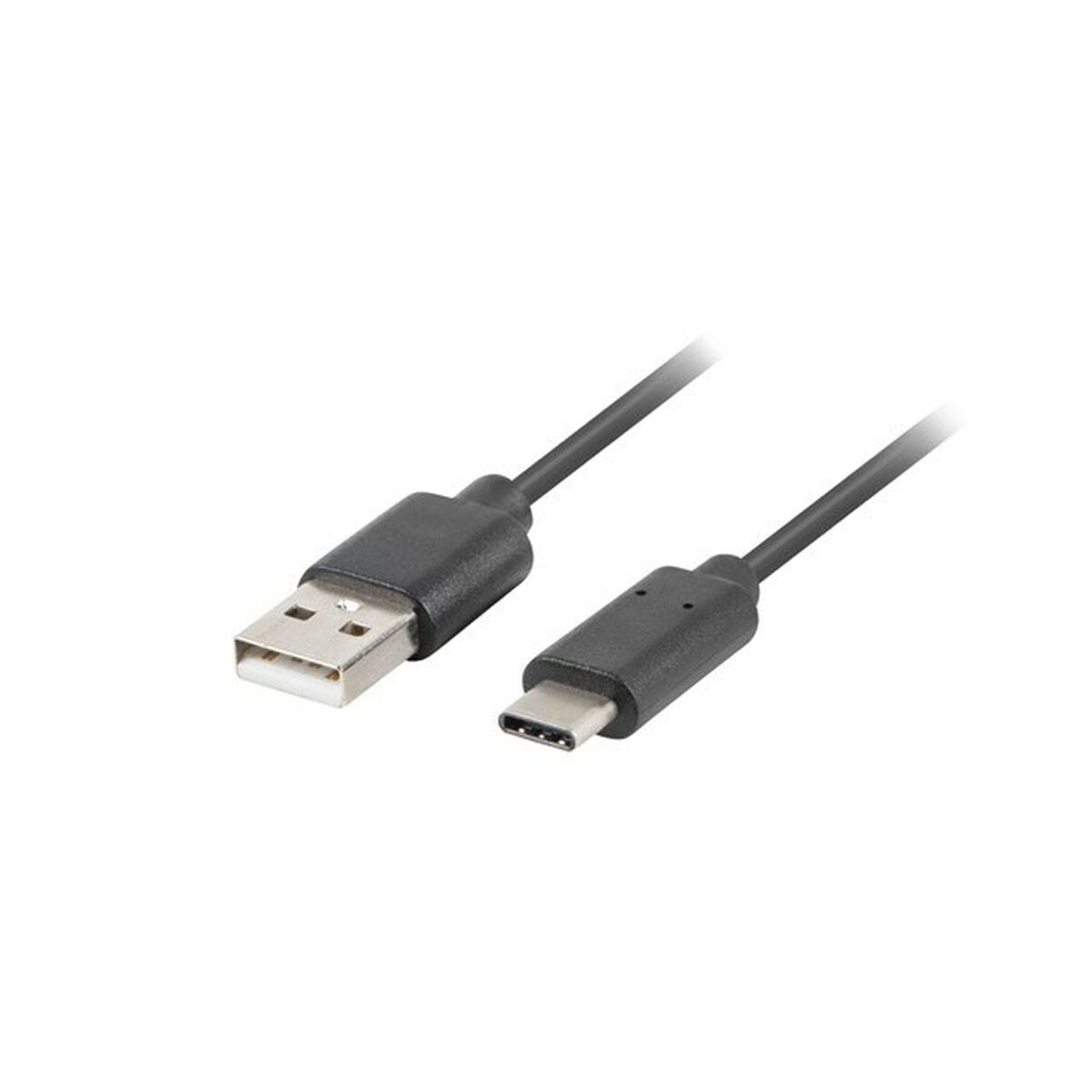 USB A till USB-C Kabel Lanberg CA-USBO-20CU-0018-BK Svart 1,8 m (1 antal)