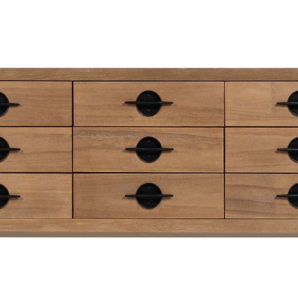 Skänk AIKO Kräm Naturell Järn Trä MDF 148 x 38 x 66 cm - 5