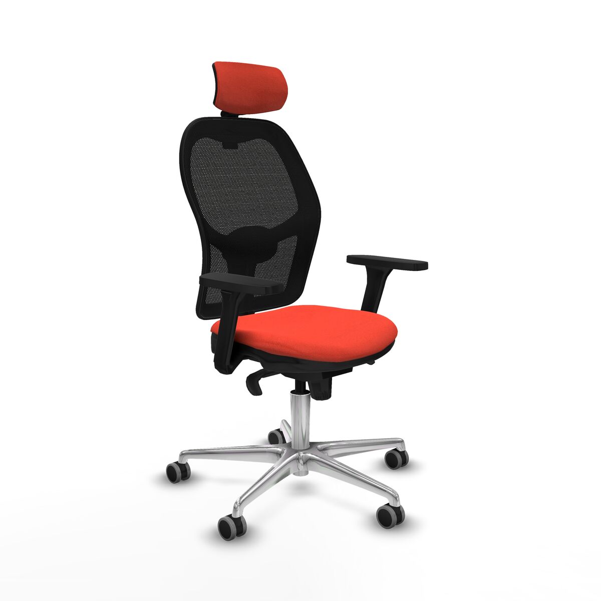 Kontorsstol med nackstöd Jorquera Piqueras y Crespo 3D086G2 Mörk Orange