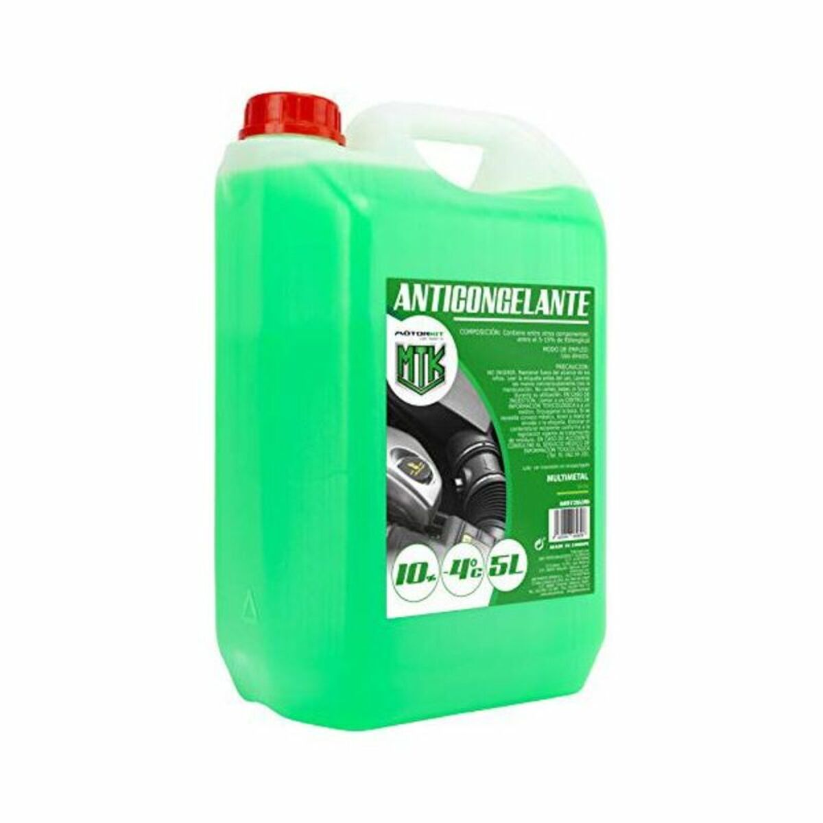 Frostskydd Motorkit -4º 10% Grön (5 L) - 3