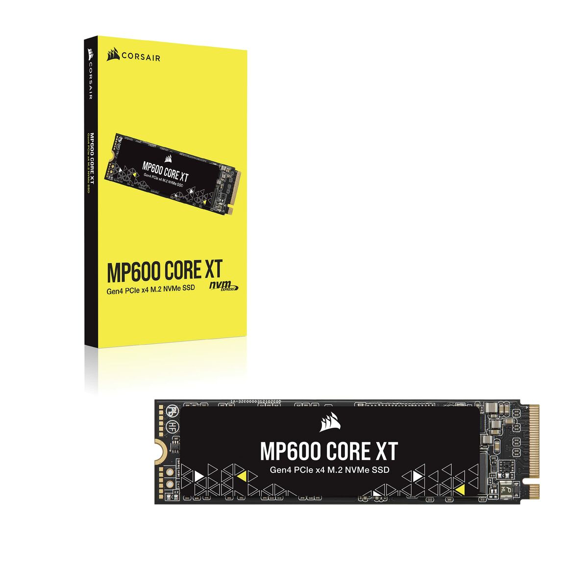 Hårddisk Corsair MP600 CORE XT Invärtes Gaming SSD QLC 3D NAND 4 TB 4 TB SSD - 2