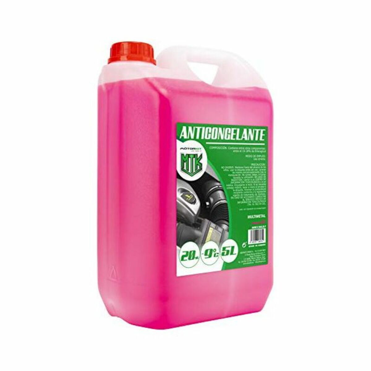 Frostskydd Motorkit -9º 20% Rosa (5 L) - 3