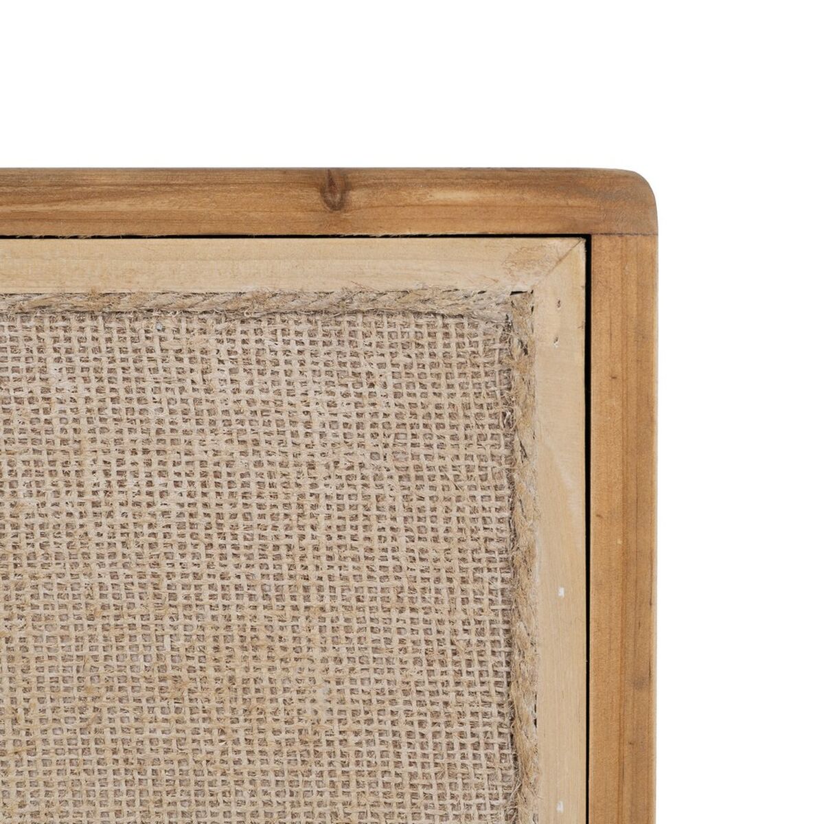 Skänk GEREL Naturell Granträ Trä MDF Naturliga fibrer 115 x 37 x 80 cm - 7