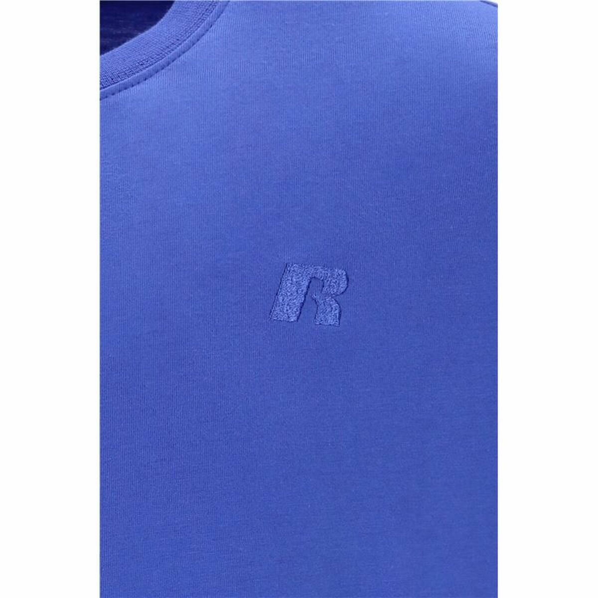 T-shirt med kortärm Herr Russell Athletic Amt A30011 Blå - 3