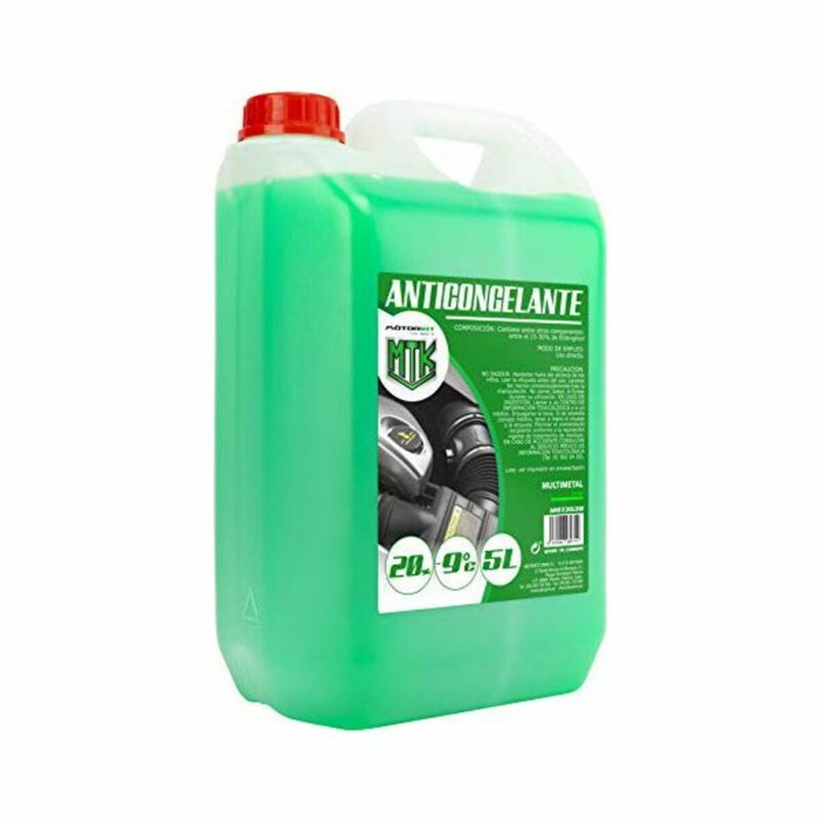 Frostskydd Motorkit -9º 20% Grön (5 L) - 3