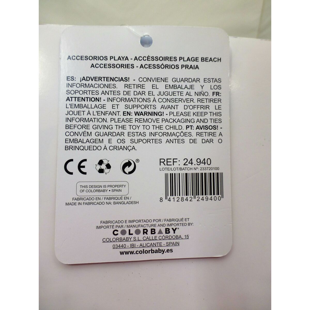 Grävmaskin Colorbaby 40 cm polypropen (18 antal) - 6