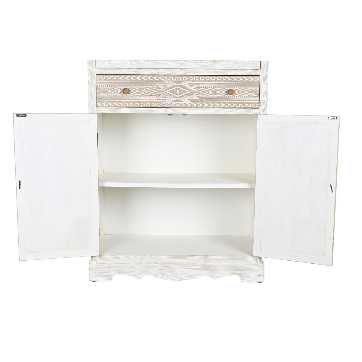 Skåp DKD Home Decor ABETO Vit (Renoverade B) - 4