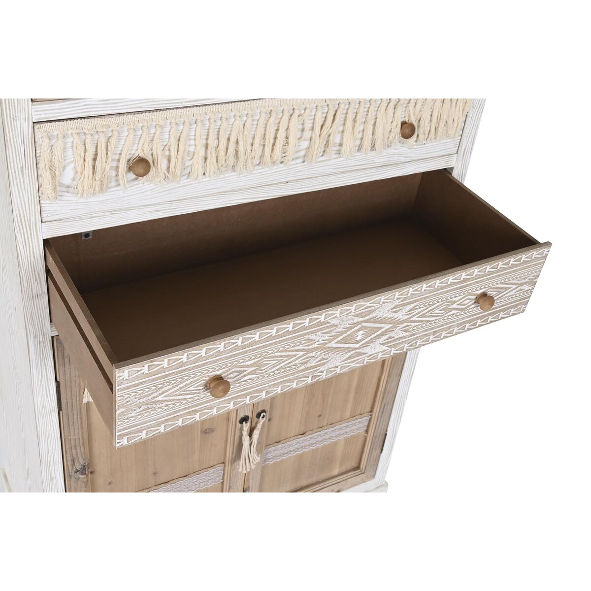 Skåp DKD Home Decor ABETO Vit (Renoverade B) - 5