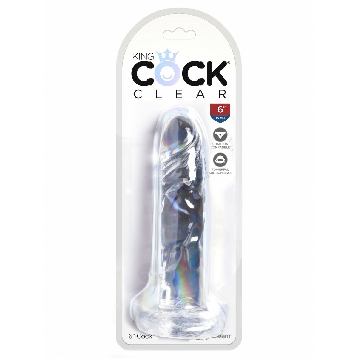 Dildo Pipedream King Cock Clear - 2