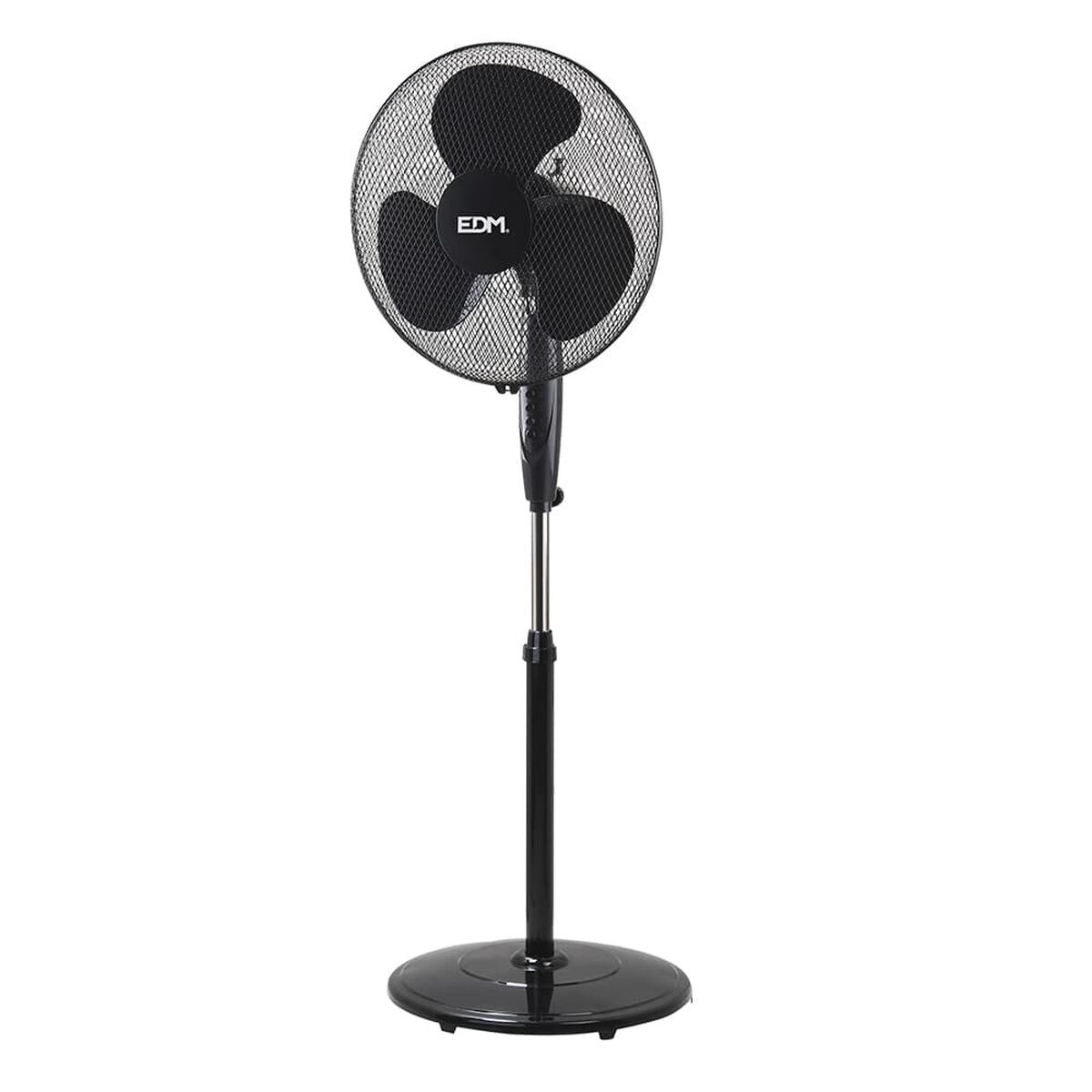 Stående Fläkt EDM Svart 45 W