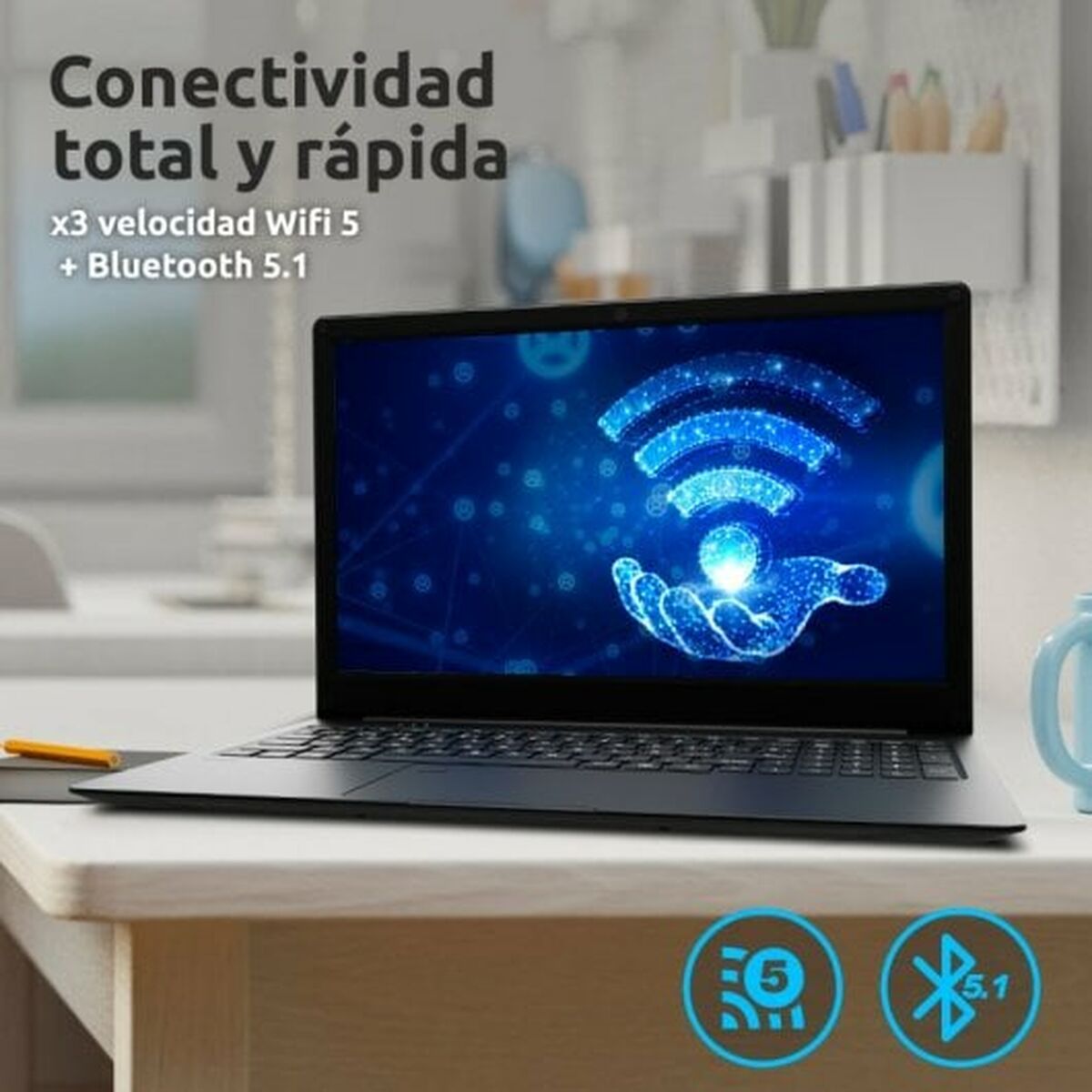 Bärbar dator Alurin Go Start 15,6" Intel Celeron N4020 8 GB RAM 256 GB SSD - 9