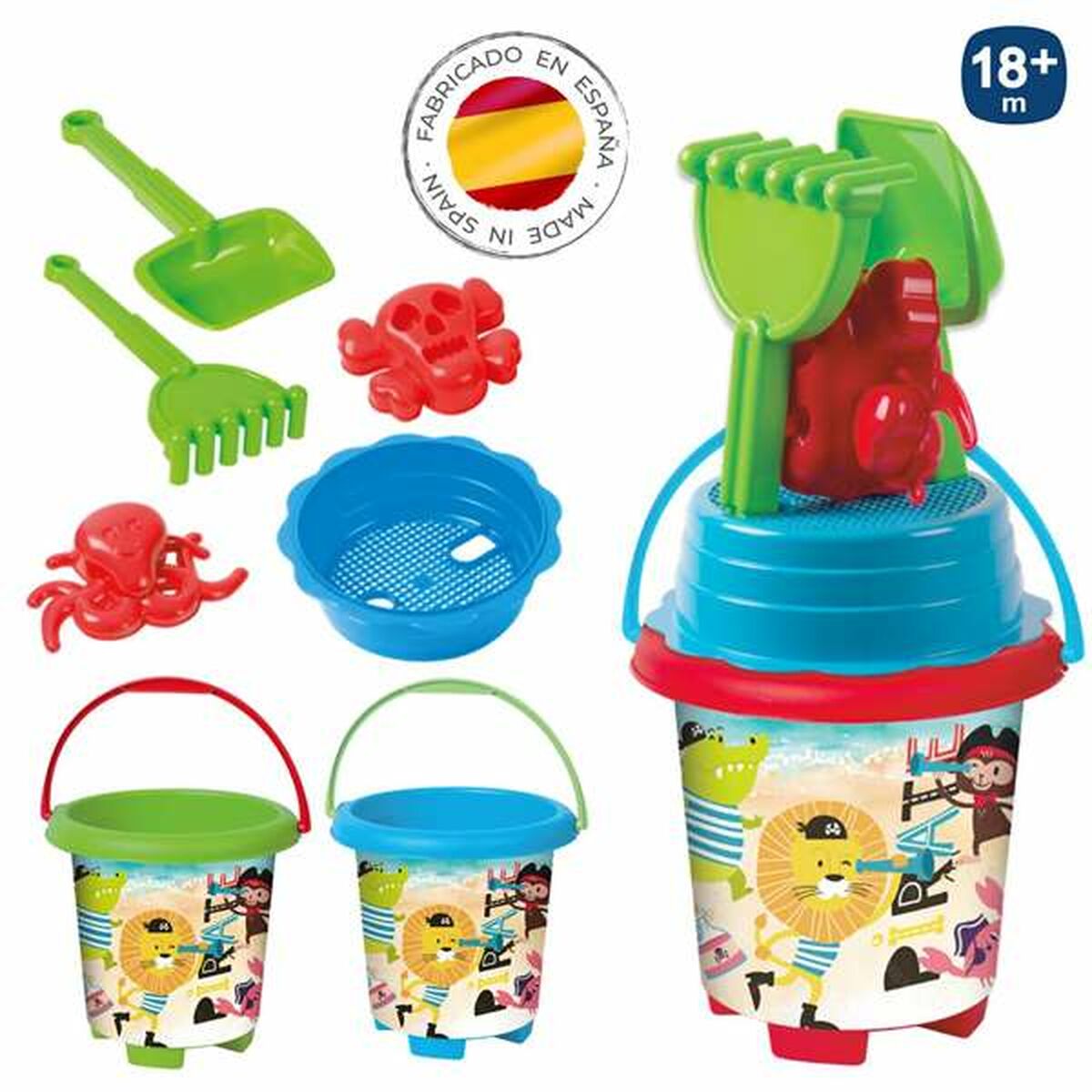 Strandleksaker set Juinsa Pirat 20 x 41 cm - 4