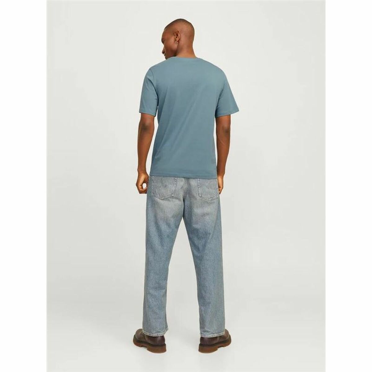 T-shirt med kortärm Herr Jack & Jones Blå - 2