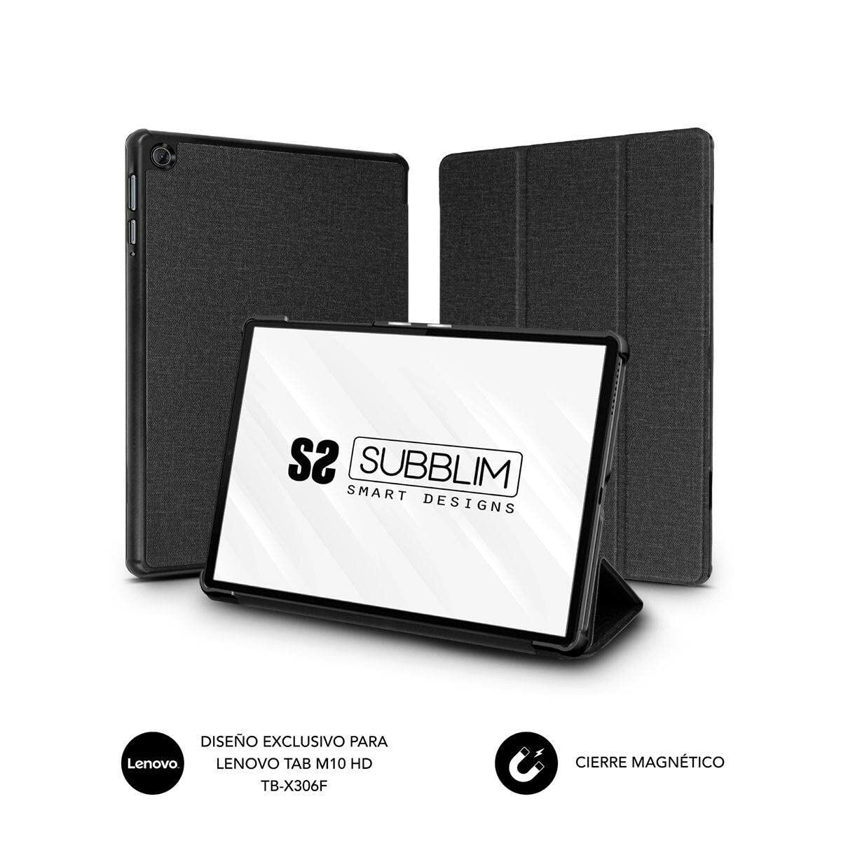 Fodral till Läsplatta Subblim M10 HD TB-X306F Svart 10,1" - 7