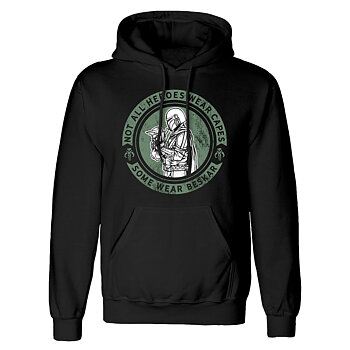 Tröja med huva Herr The Mandalorian Wear Beskar Svart