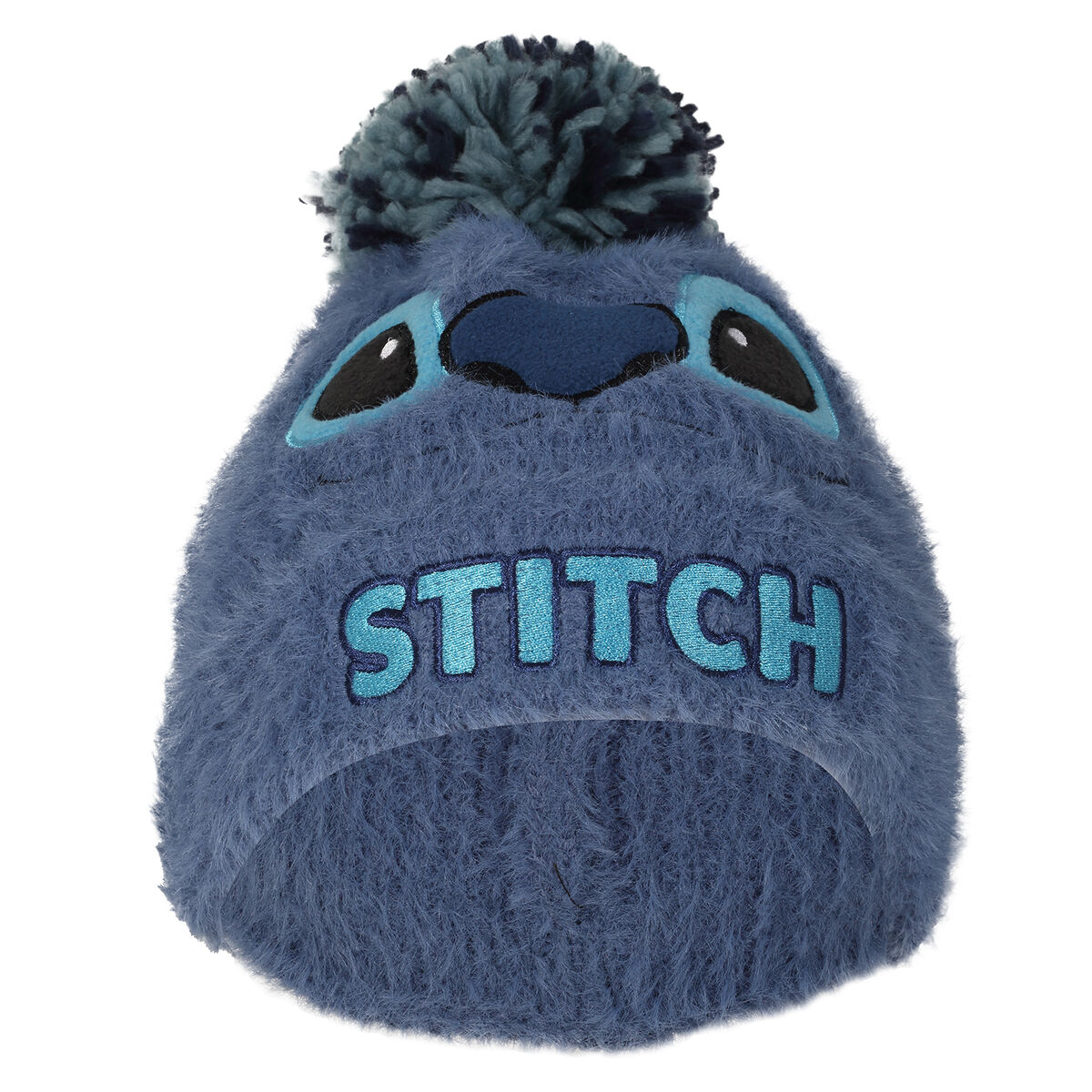 Hatt Stitch Fluffy Pom Beanie - 3