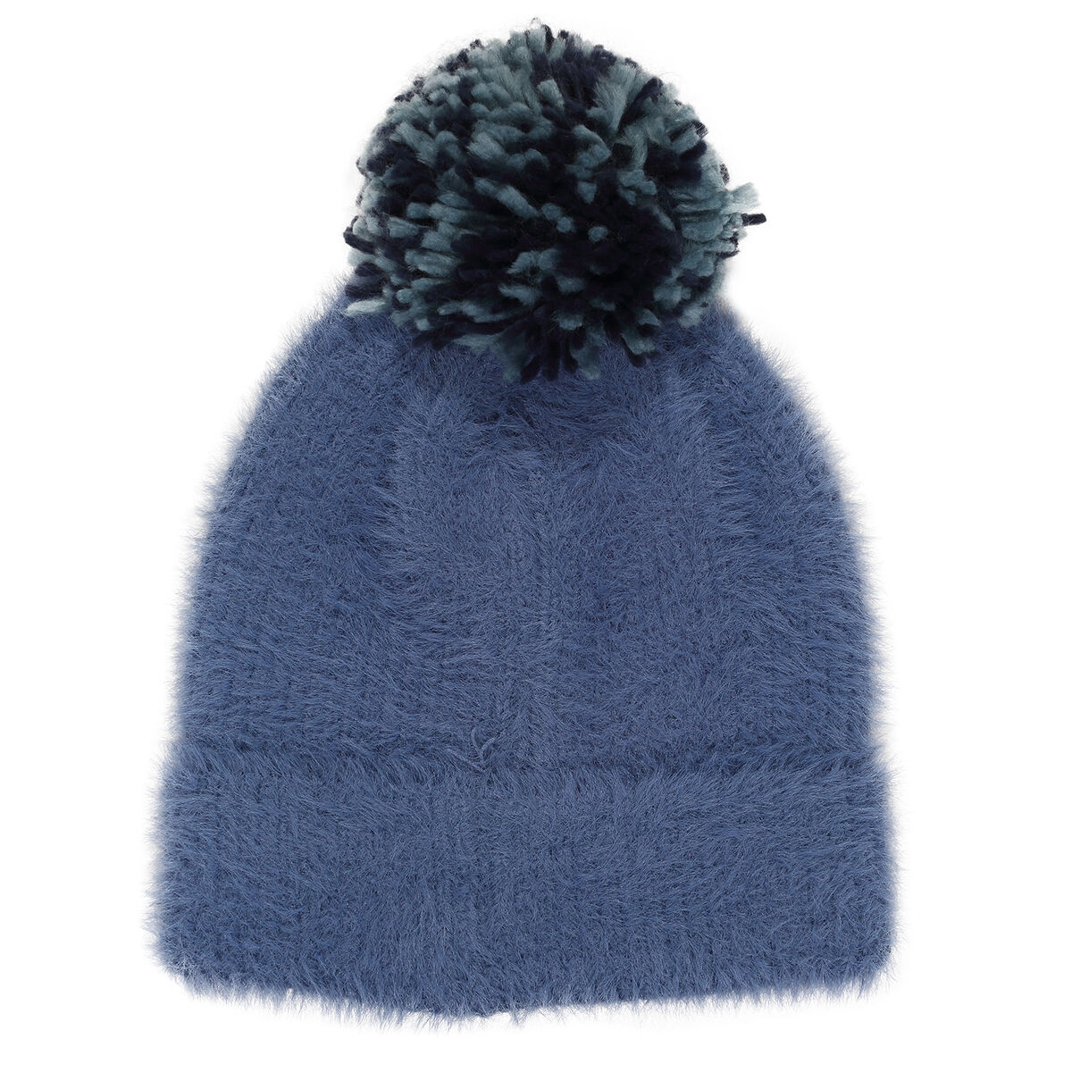 Hatt Stitch Fluffy Pom Beanie - 2